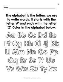 Sing Spell Read And Write Alphabet Chart